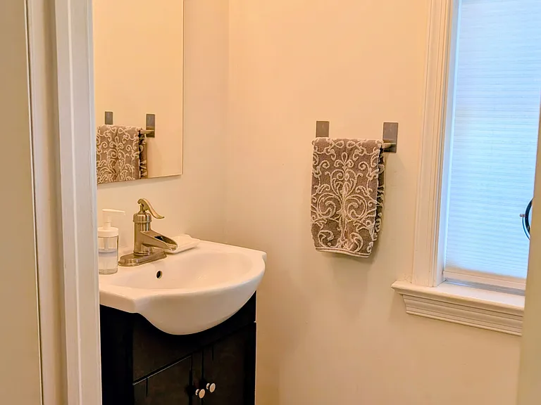 1st floor half bath