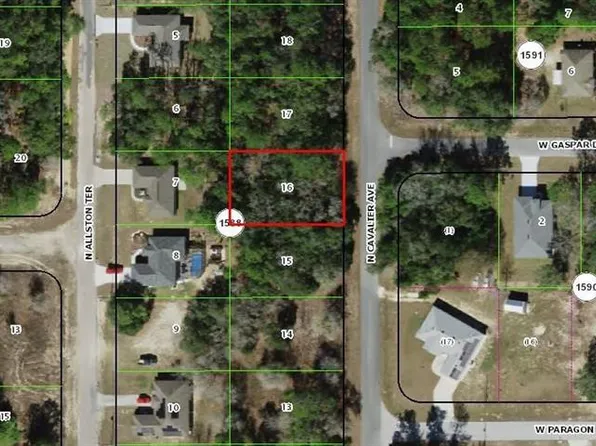 6252 N CAVALIER TERRACE LOT 16, CITRUS SPRINGS, FL 34433