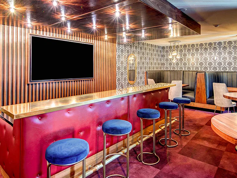 Speakeasy-Inspired Resident Lounge
