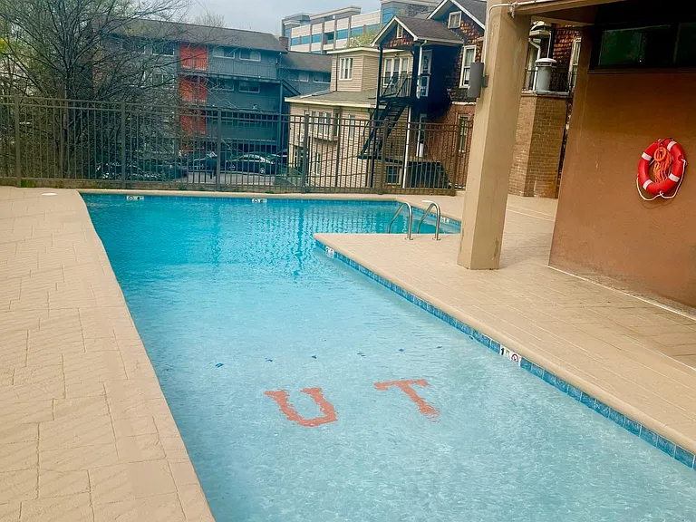 New pool for building residents and their guests
