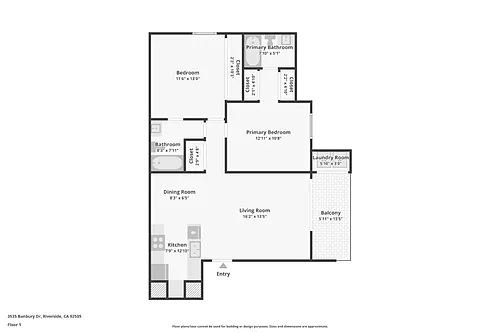 Floor plan 2 Bedroom