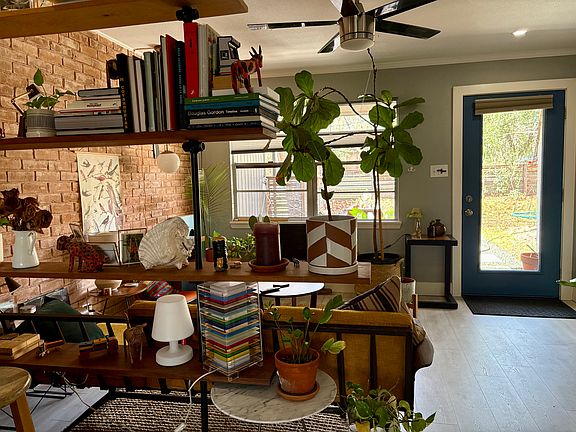 View from kitchen towards living room.