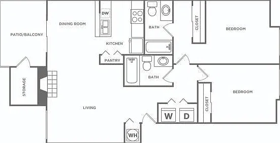 Two Bedroom / Two Bath Renovated | 2 bed 2 bath | 1006 sq ft Two Bedroom / Two Bath Renovated | 2 bed 2 bath | 1006 sq ft