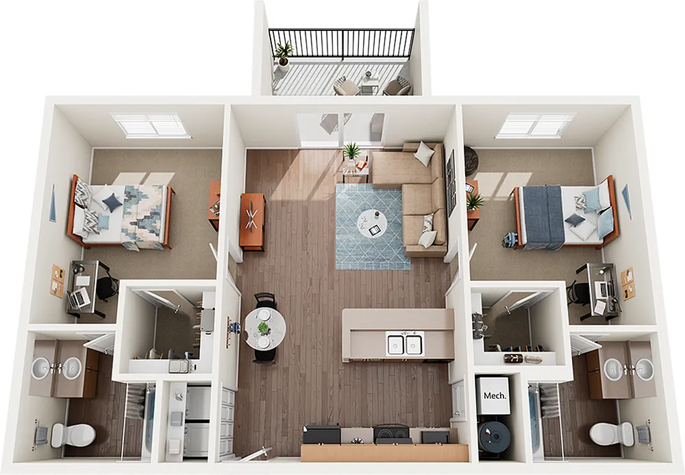 Floor plan B2