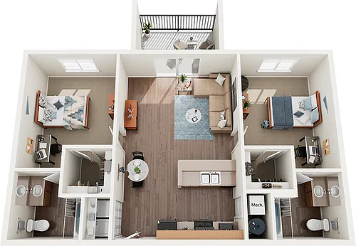 Floor plan B2