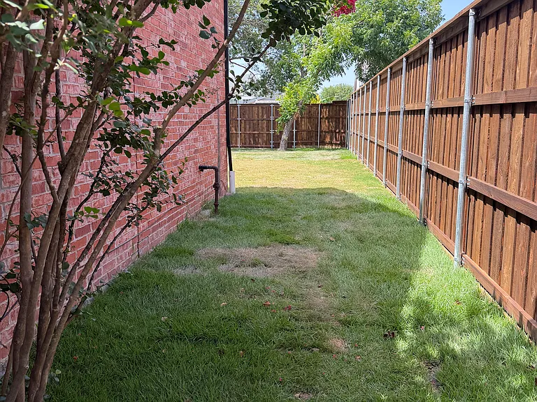 Side entrance to backyard