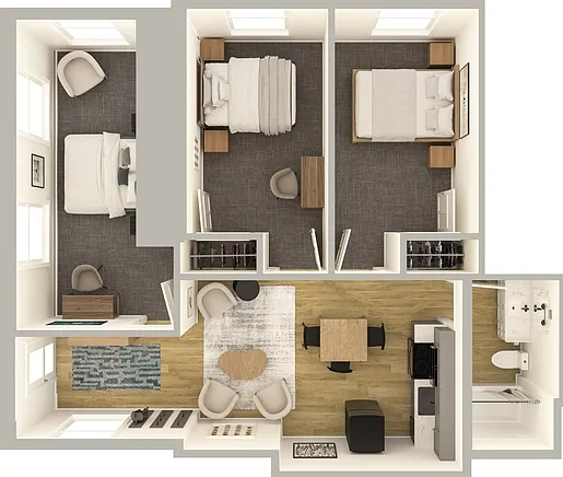 3 bed, 1.0 bath, $3,555 — Photo 3