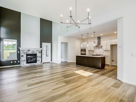 Living Room of the Sloane II Model from Garman Builders