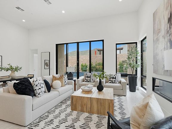 Spacious great room with beautiful flooring and upgraded finishes