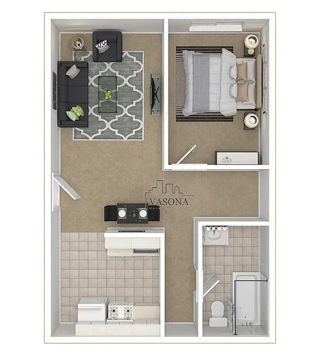 Floor plan Citywalk 1x1