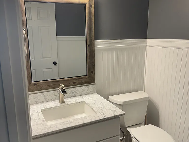 main floor hallway half-bath