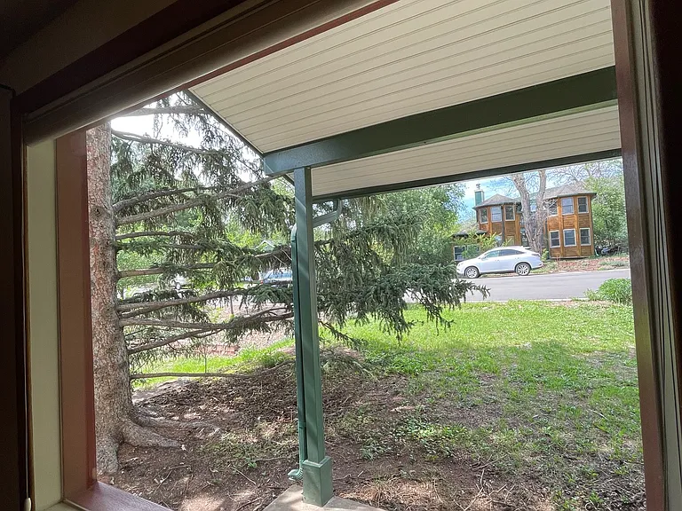 View out front window.
