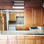 kitchen view from dining room