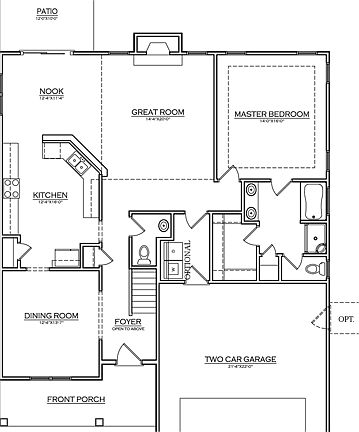 First Floor at The Landing at Mill Creek