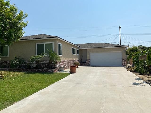 Front of property long driveway