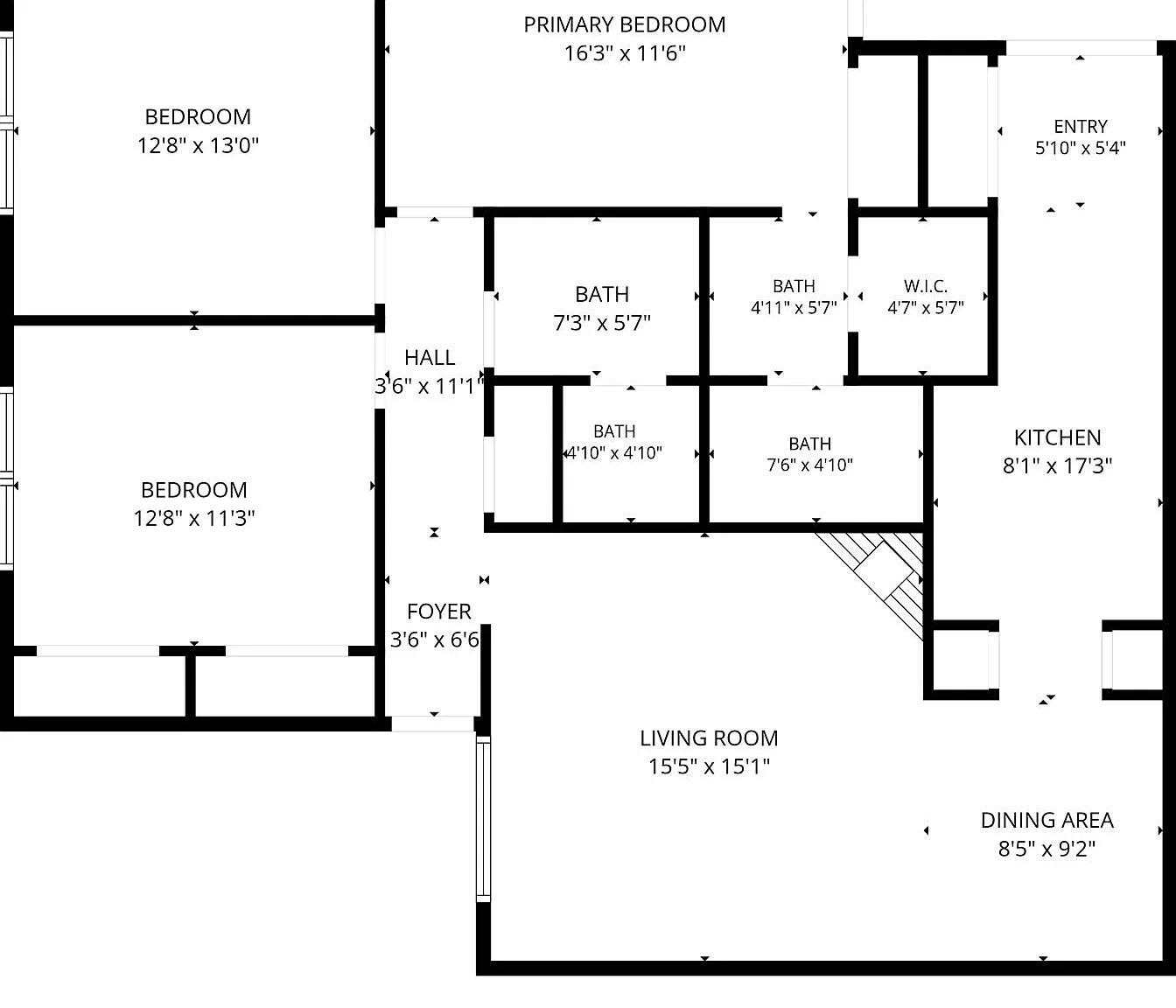 3 bed, 2.0 bath, 1373 sqft, $1,390 — Photo 2