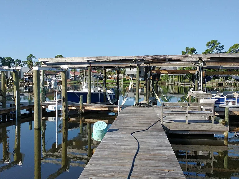 Dock On Lagoon