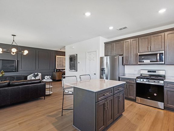 View of gathering room from kitchen