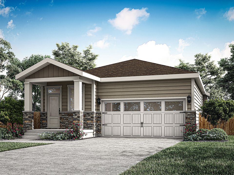 The Crest is a beautiful single story home with siding,