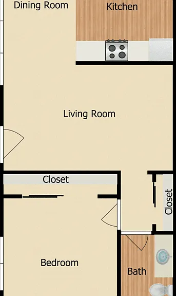 Plan 1A Floorplan Diagram