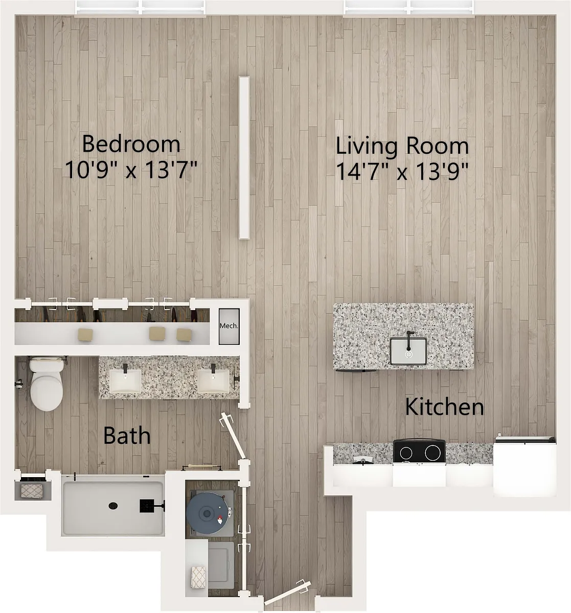 Floor plan A1-T
