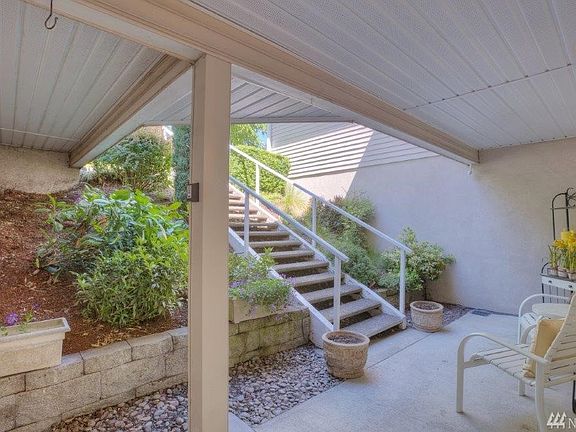 The porch provides a "sun spot" for summer evenings and a great sheltered plant haven....