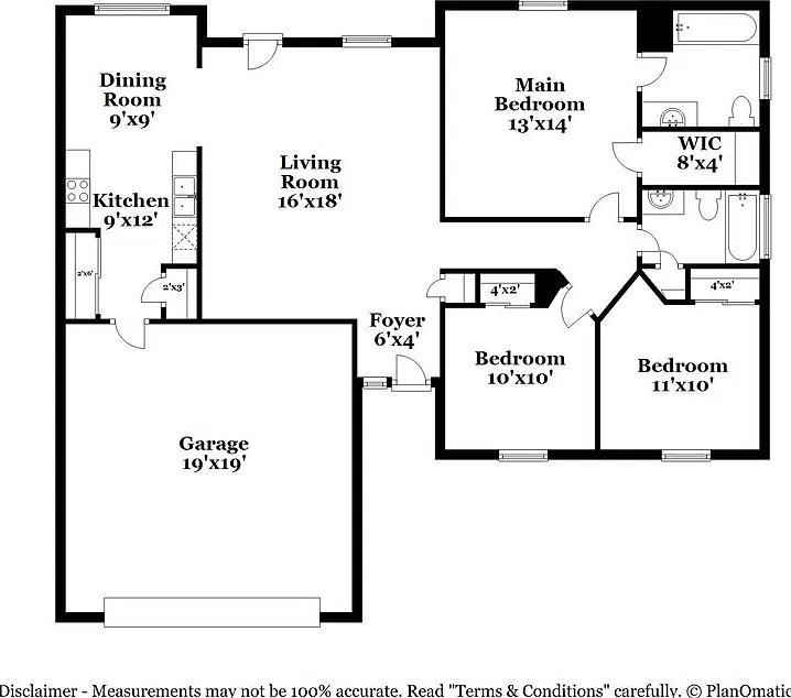 3 bed, 2.0 bath, 1158 sqft, $1,825 — Photo 2