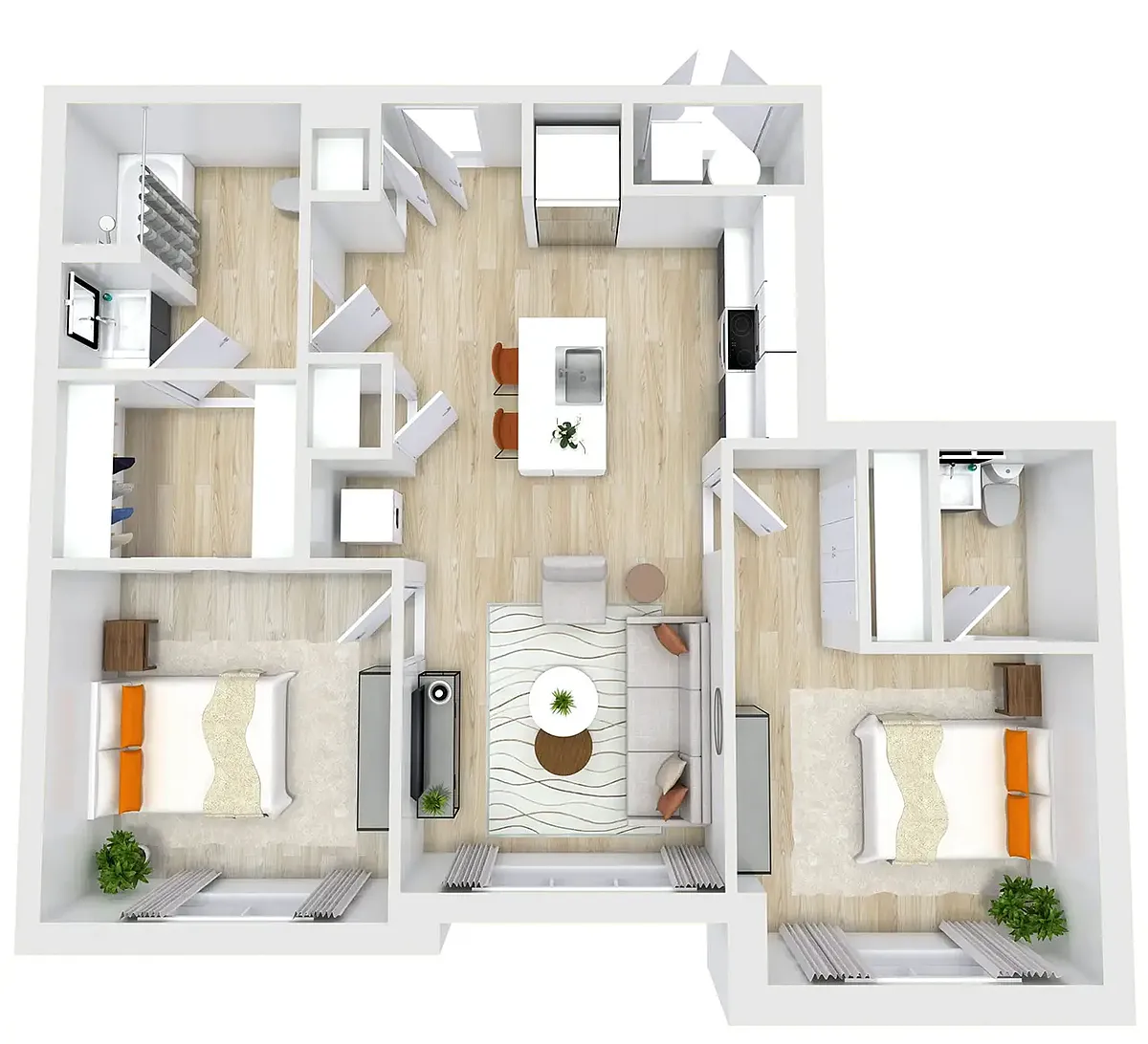 Floor plan The Picasso