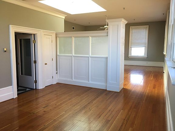 Bedroom side of penthouse with large bathroom and walk in closet on the left.