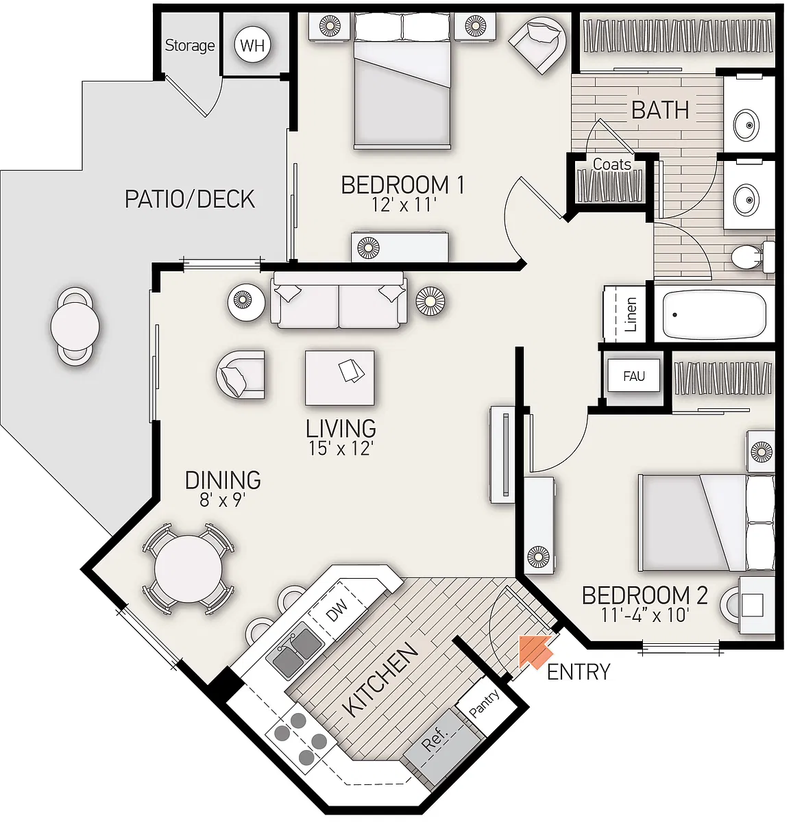 Floor plan Plan B