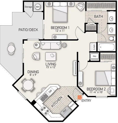 Floor plan Plan B