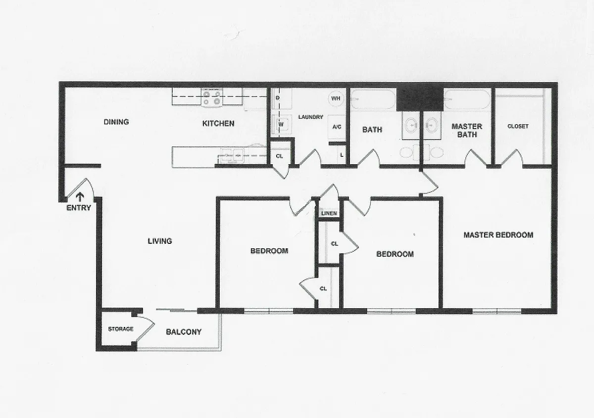 Floor plan The Riverboat