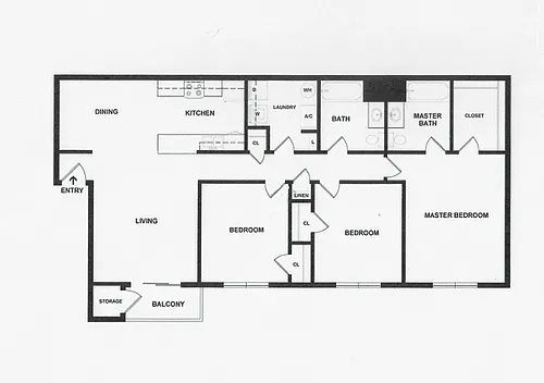 Floor plan The Riverboat
