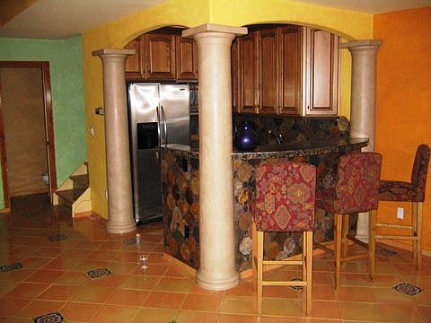 Living room and Kitchen 