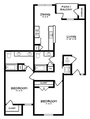 Floor plan B3-R