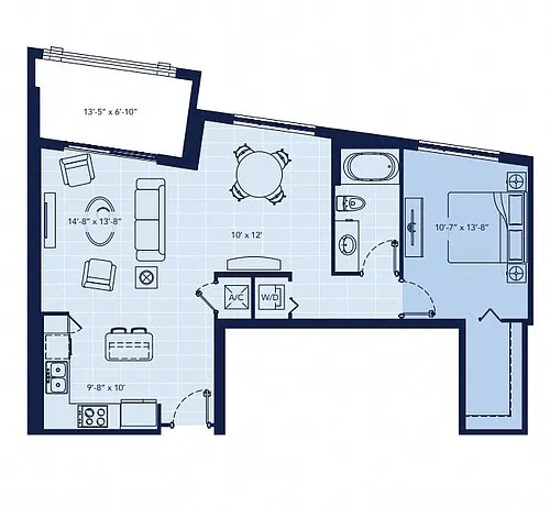 Floor plan Harborage - North Tower