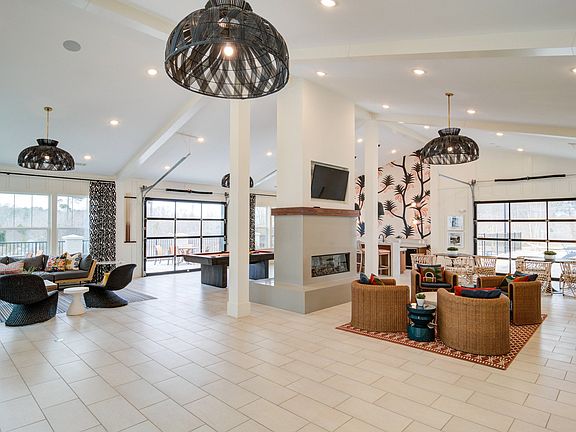 Expansive resident lounge