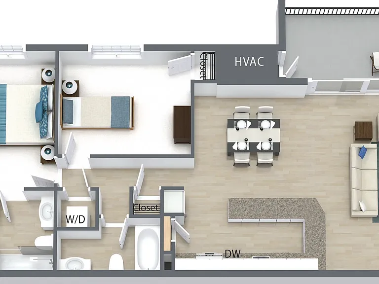 Hampton Manor Apartments & Townhomes — Photo 36