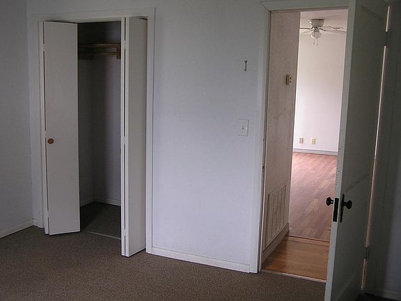 View from bedroom into hall