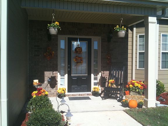 Portico provides a warm greeting for your guests