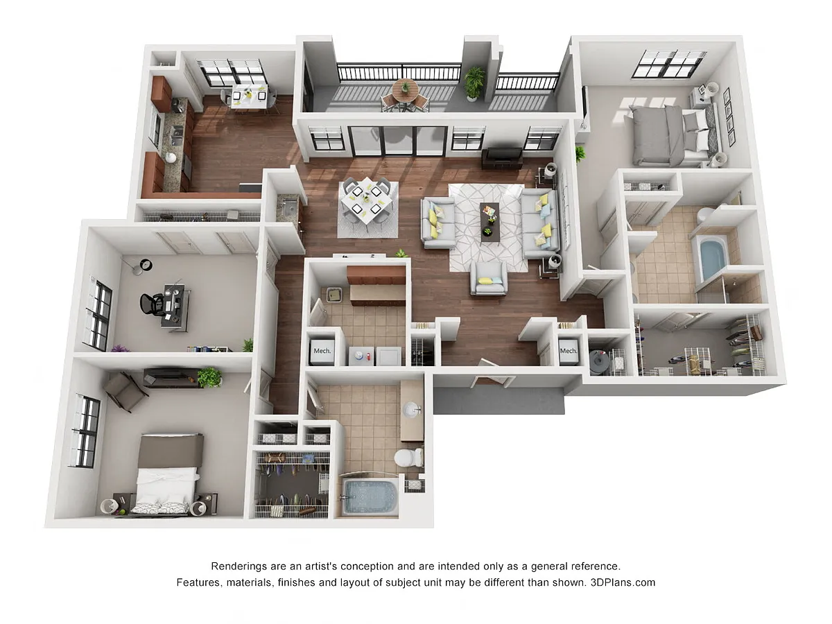 Floor plan C1A