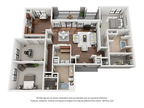 Floor plan C1A