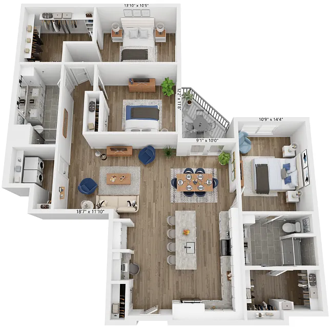 Floor plan C3