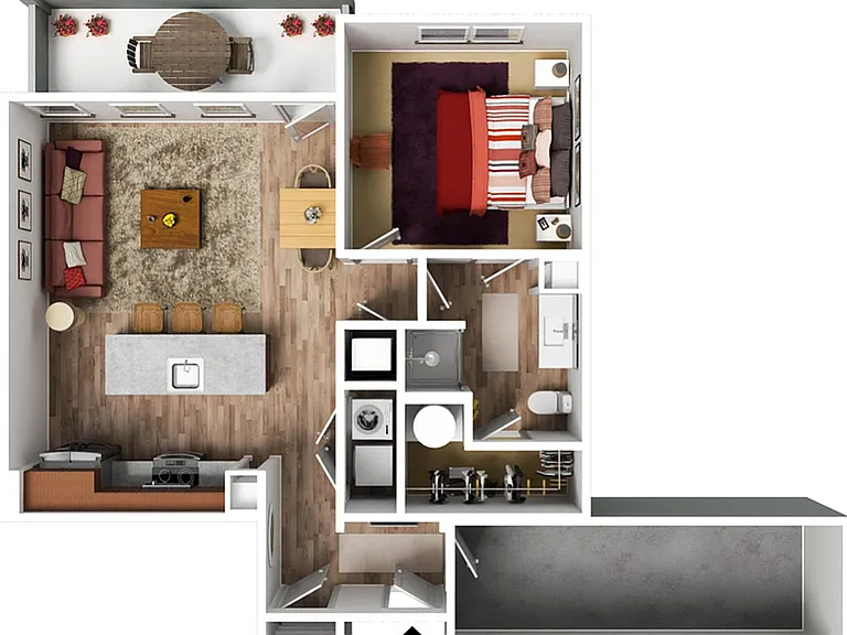 Cooper One Bedroom Cooper One Bedroom