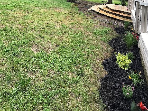 front yard2 mid renovation