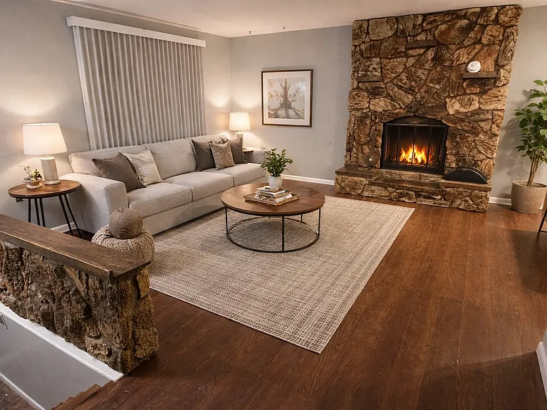 Living Room - virtually staged