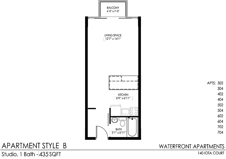 Floor plan B