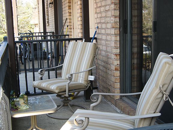 Private patio