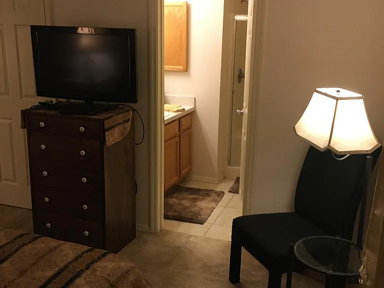 Adjoining master bath
