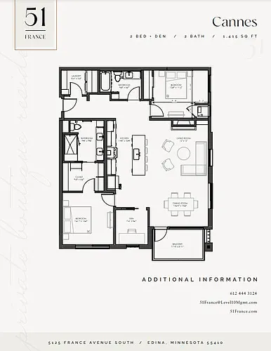 Floor plan Cannes